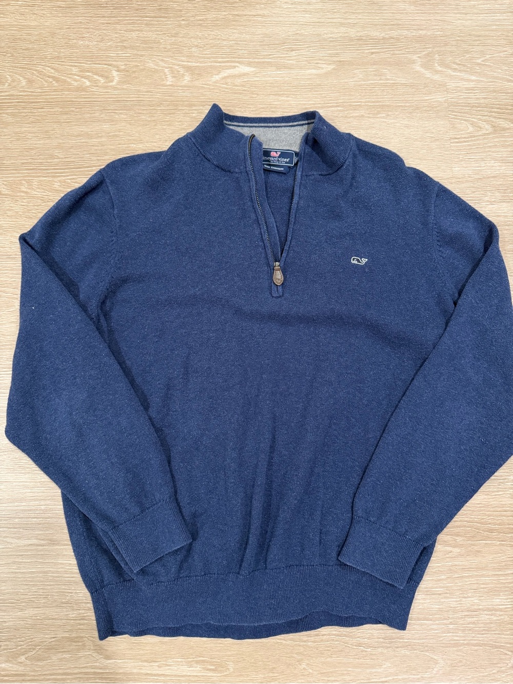 Vineyard Vines Navy Quarter-Zip Pullover